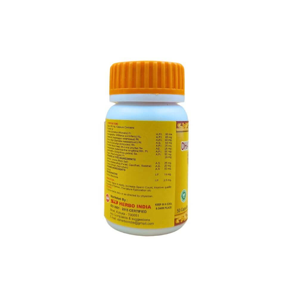 Ayurvedic premature ejaculation Dhatu Paushtic Capsule – Boost Vigour Naturally ( Pack OF 2 ) - HEALTH AIM PHARMACY