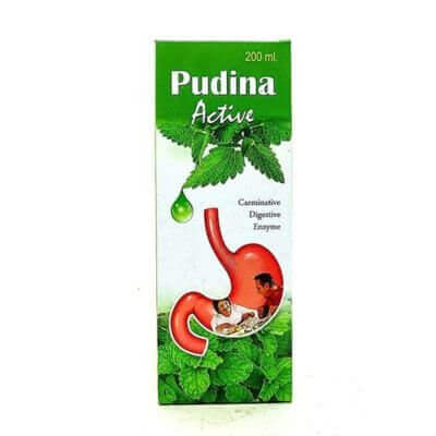 Ayurvedic Pudina Active Syrup 200ml(pack of 3) - HEALTH AIM PHARMACY