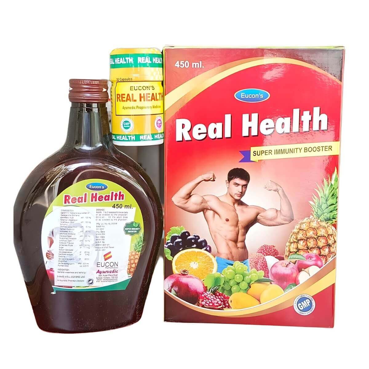 Ayurvedic Real Health Syrup & Best Health Capsule for Increases immunity - HEALTH AIM PHARMACY