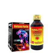 Ayurvedic Relaxo Forte Capsule & Paralitol Oil 100 ml - HEALTH AIM PHARMACY