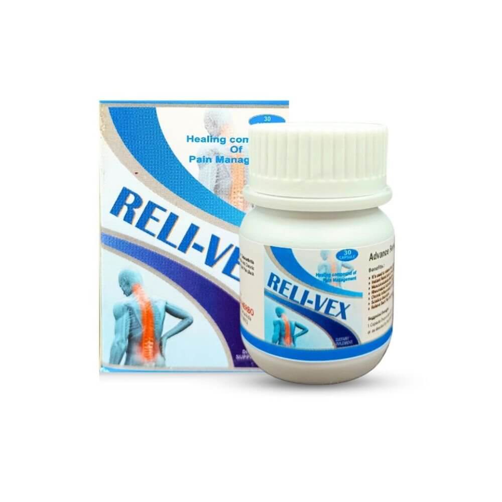 Ayurvedic RELI - VEX Capsule & Pain QR Oil (combo) - HEALTH AIM PHARMACY