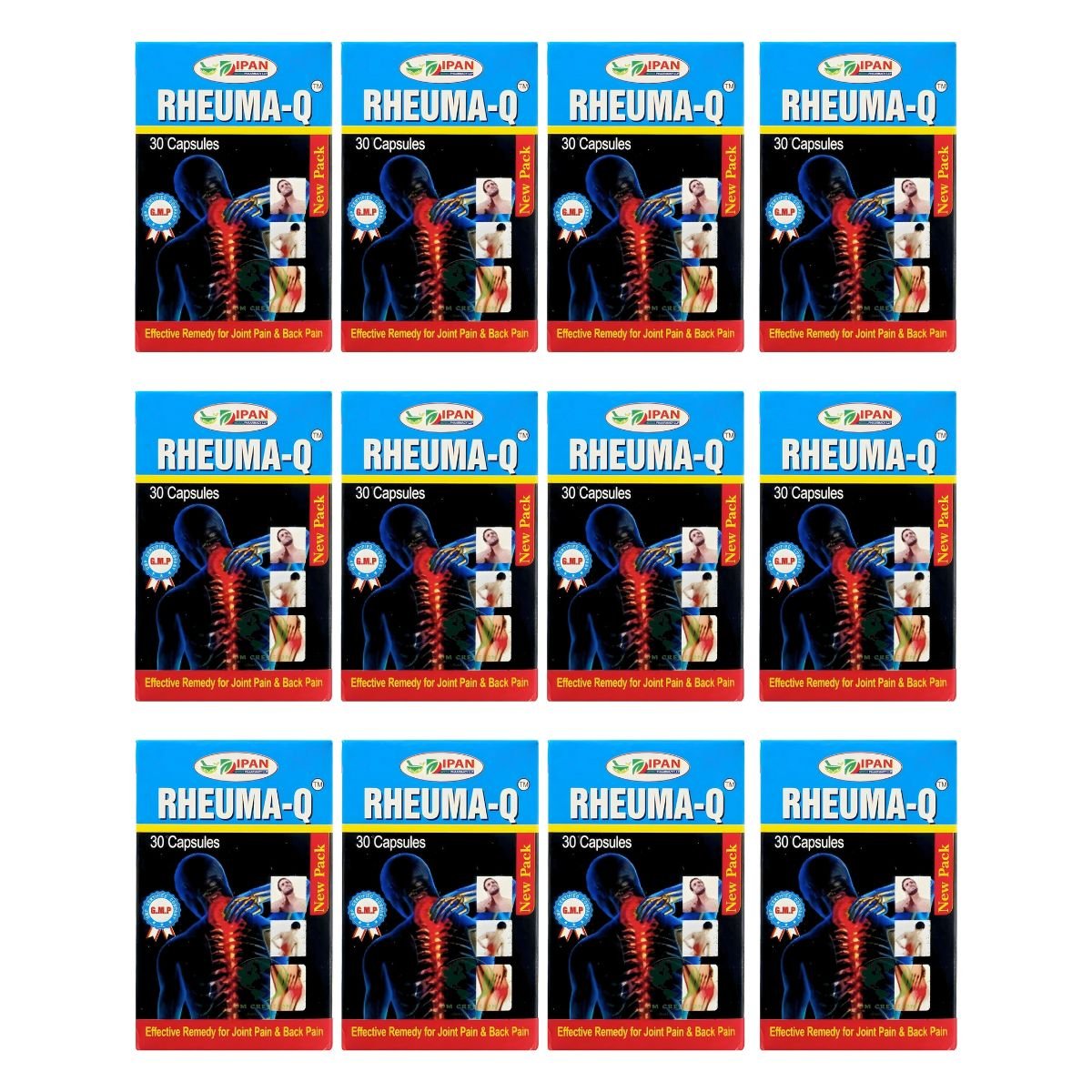 Ayurvedic RHEUMA Q Capsule | 30 Capsule | Pack of 12 - HEALTH AIM PHARMACY