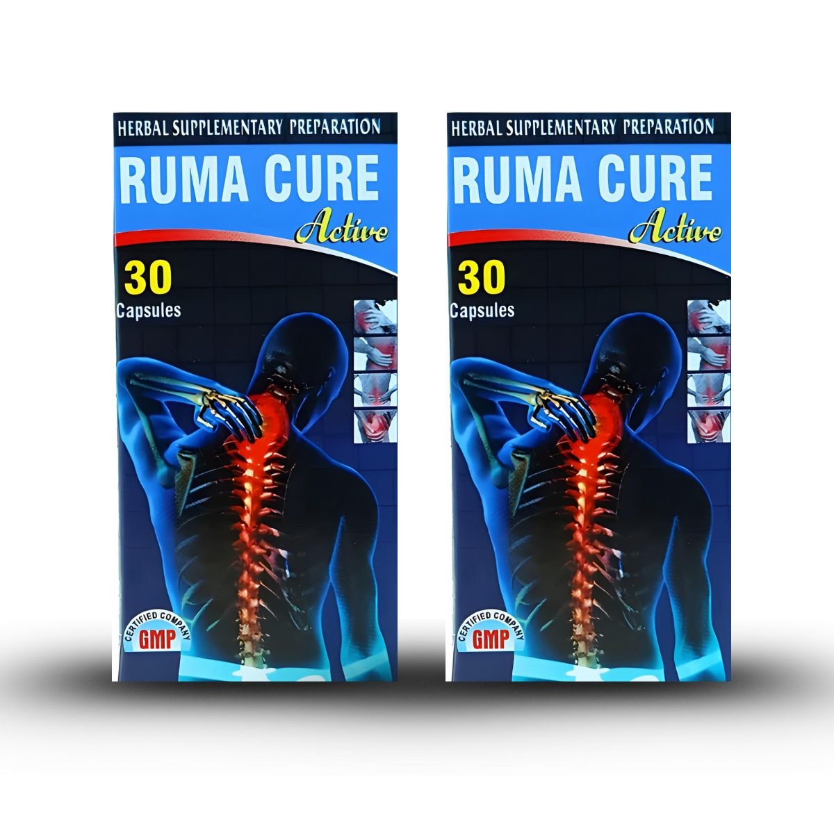 Ayurvedic Ruma Cure Active Pain Relief Capsules | Pack of 2 - HEALTH AIM PHARMACY