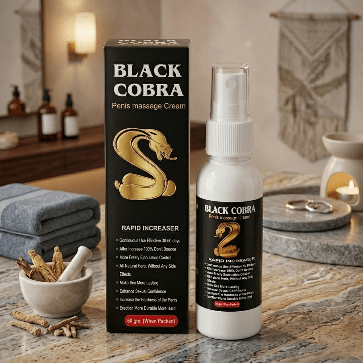 Ayurvedic RxTime Extra Capsule + Shilajit Gold Capsule + Stamina - X Powder + Black Cobra Massage Cream Combo | 30 Caps + 10 Caps + 100gm + 60gm | Combo Pack - HEALTH AIM PHARMACY