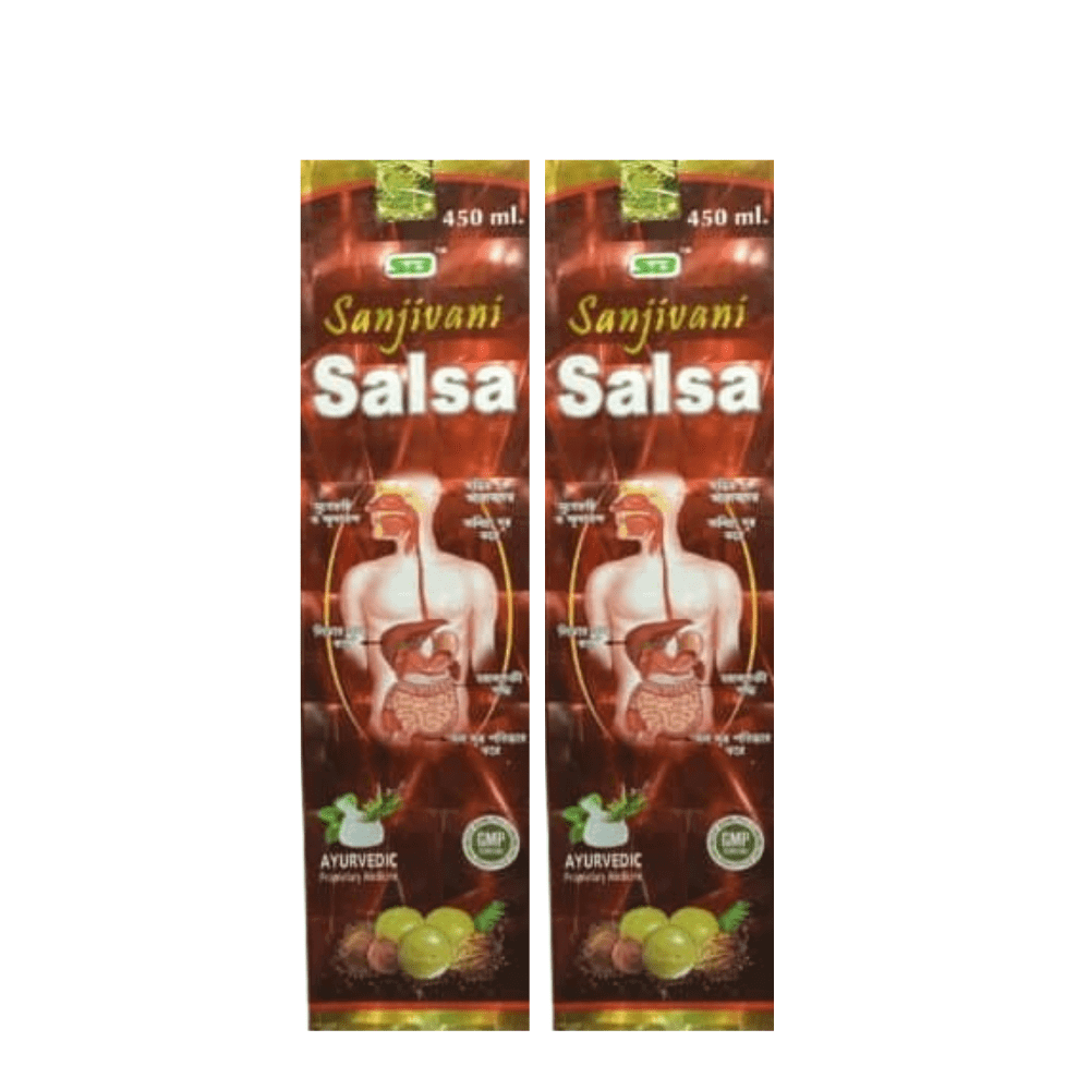 Ayurvedic Sanjivani Salsa Syrup 450ml. ( pack of 2 ) - HEALTH AIM PHARMACY