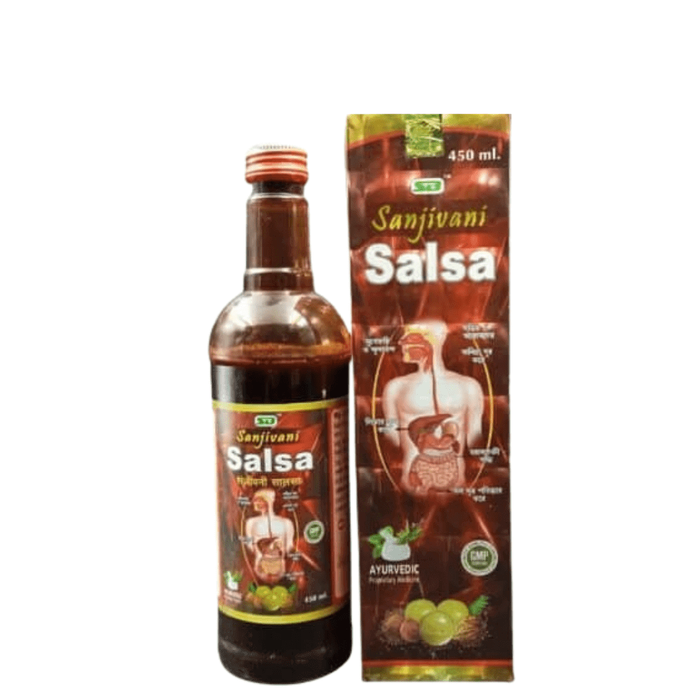 Ayurvedic Sanjivani Salsa Syrup 450ml. ( pack of 2 ) - HEALTH AIM PHARMACY