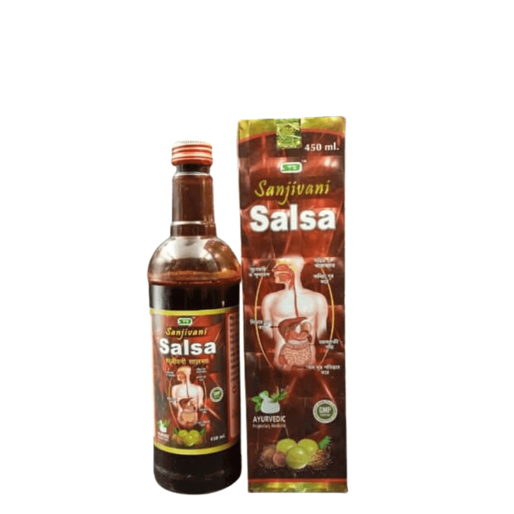 Ayurvedic Sanjivani Salsa Syrup &amp; Health - Aim Capsule (Combo Pack)