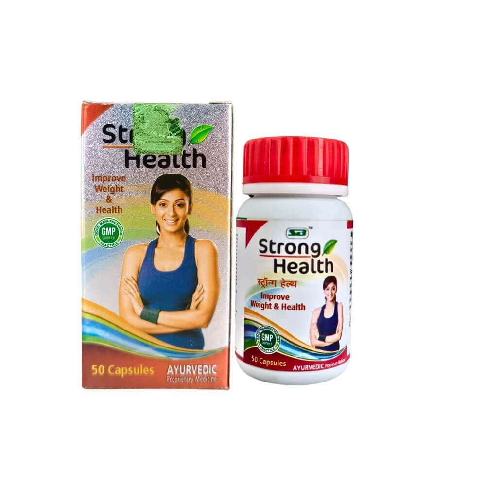 Ayurvedic SB STRONG HEALTH Capsule for Body Weakness (Pack Of 2) - HEALTH AIM PHARMACY