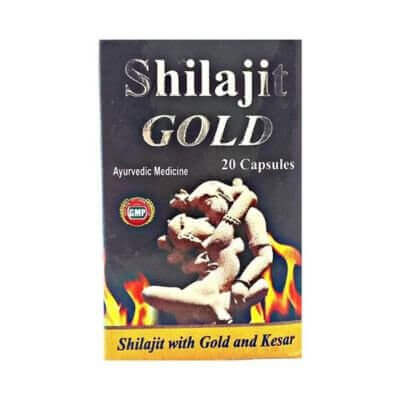 Ayurvedic Shilajit Gold 20 Capsule(pack of 2) - HEALTH AIM PHARMACY