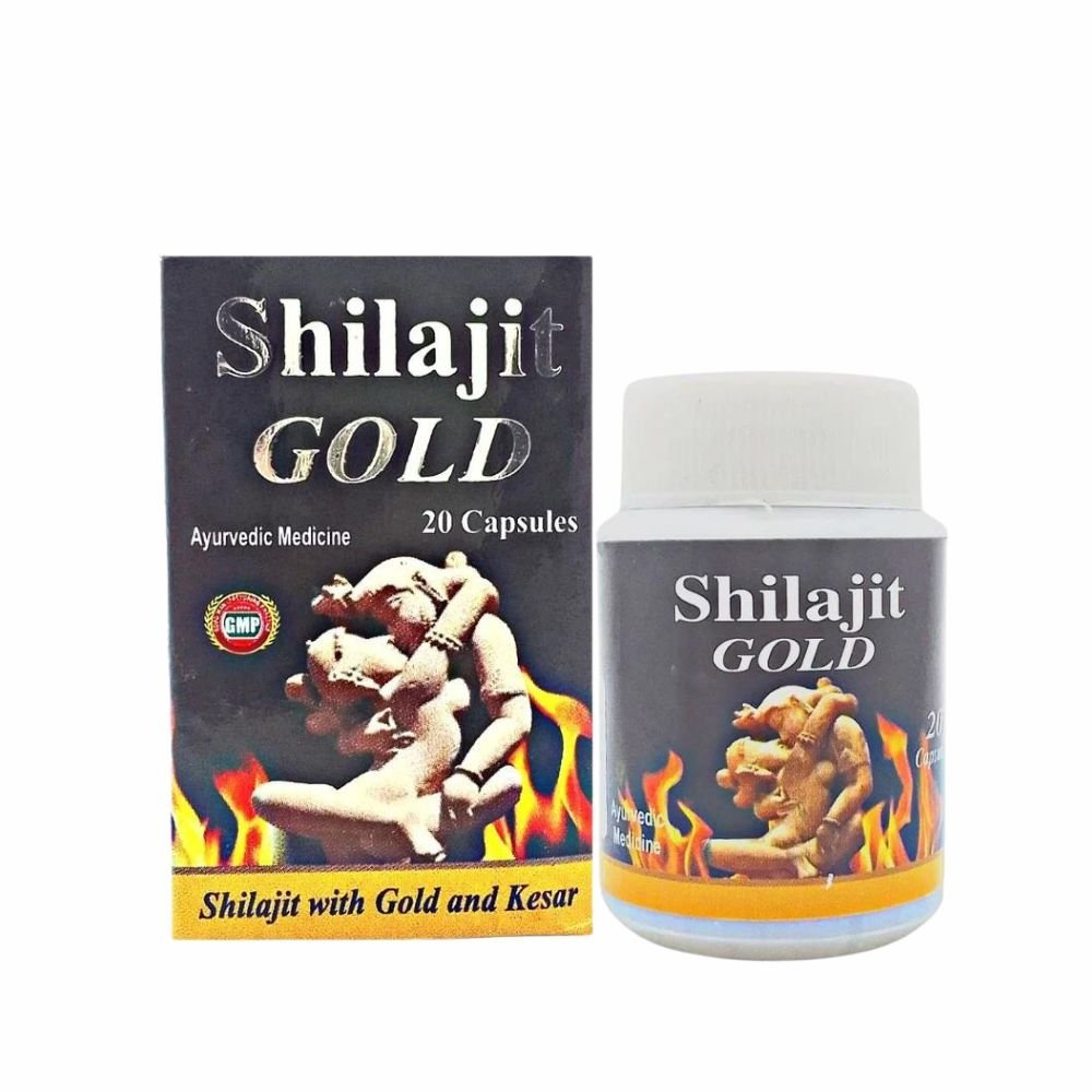 Ayurvedic Shilajit Gold capsule & rxtime extra tablet for vitality increasement (combo pack) - HEALTH AIM PHARMACY