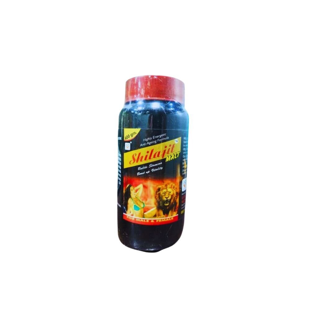 Ayurvedic Shilajit Malt 400gm (pack of 2) - HEALTH AIM PHARMACY