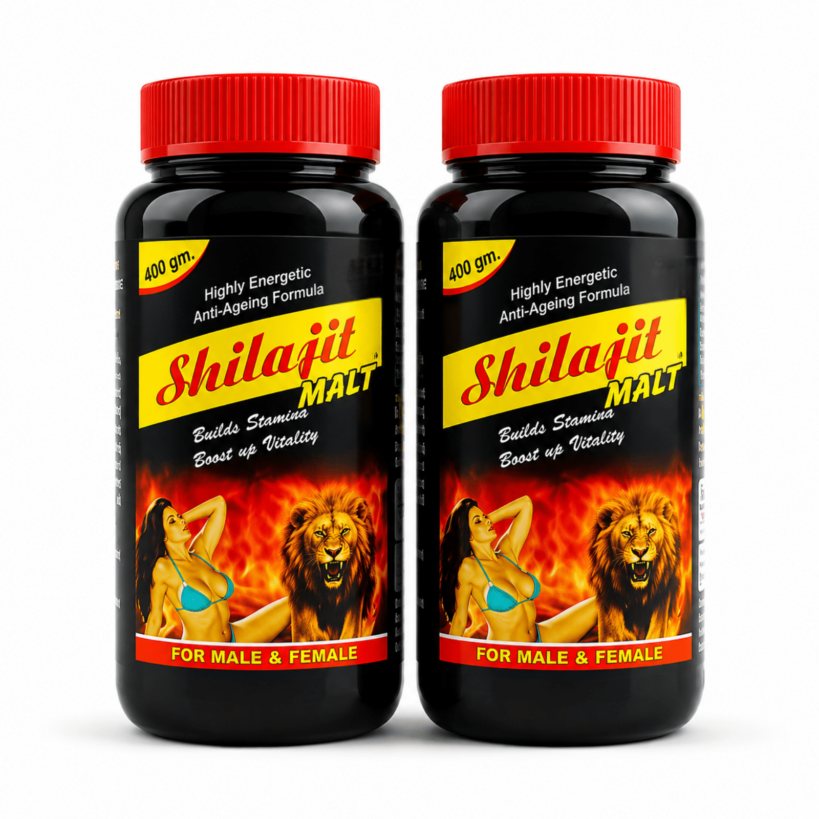 Ayurvedic Shilajit Malt 400gm (Pack of 2) - HEALTH AIM PHARMACY