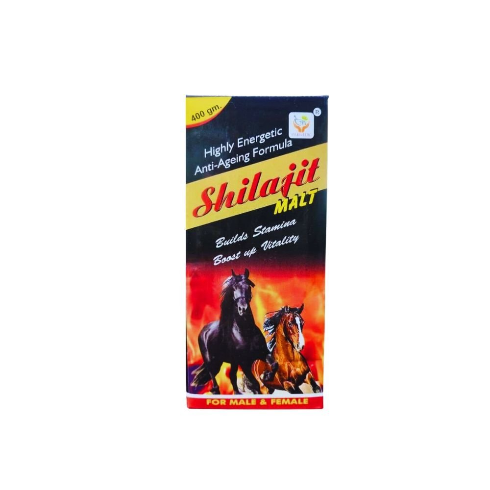 Ayurvedic Shilajit Malt 400gm (pack of 2) - HEALTH AIM PHARMACY