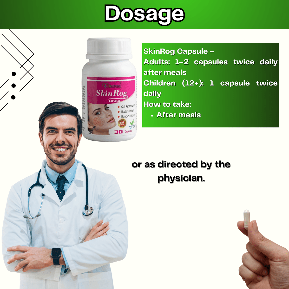 Ayurvedic Skin Care Combo C - Allergi Plus Syrup 450ml + SkinRog 30 Capsule + Derma 24 Carat Skin Cream 25g & Neem Guard Face Wash 60g - HEALTH AIM PHARMACY