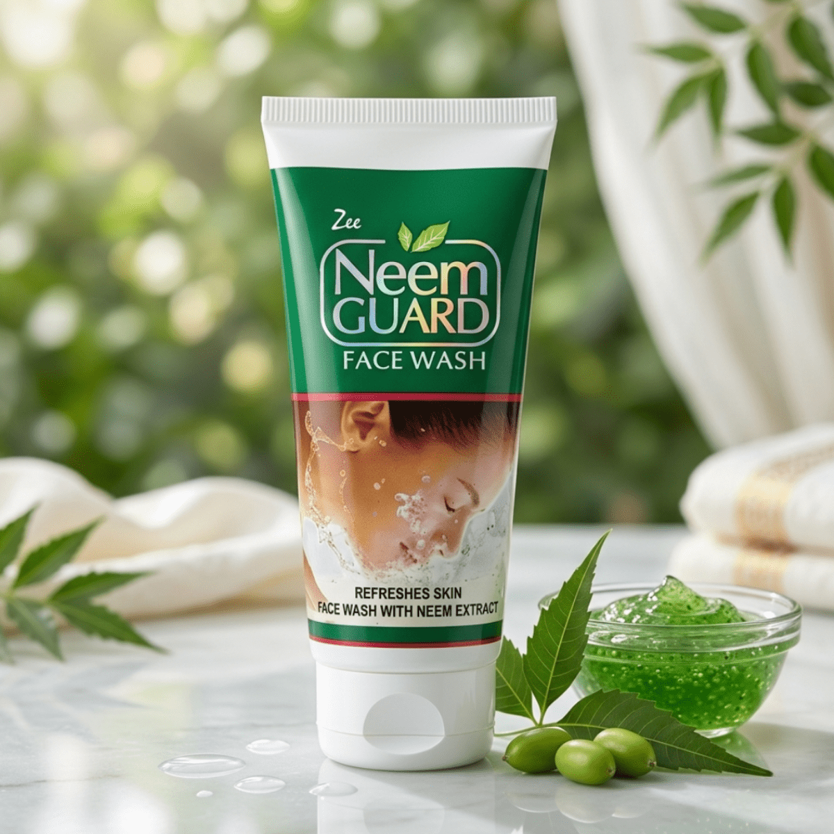 Ayurvedic Skin Care Combo C - Allergi Plus Syrup 450ml + SkinRog 30 Capsule + Derma 24 Carat Skin Cream 25g & Neem Guard Face Wash 60g - HEALTH AIM PHARMACY