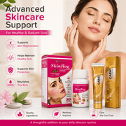 Ayurvedic Skinrog Capsule & Derma 24 Carat Skin Cream for Healthy Skin - HEALTH AIM PHARMACY