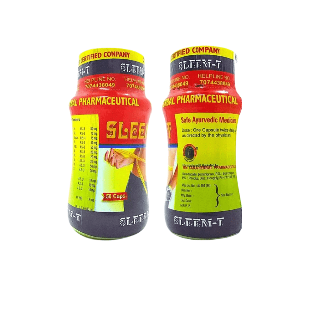 Ayurvedic Sleem - T 50 Capsule ( pack of 2 ) - HEALTH AIM PHARMACY