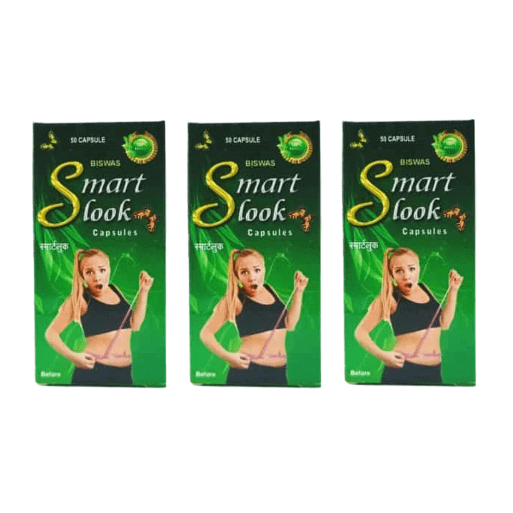 Ayurvedic Smart Look Capsules( Pack Of 3) - HEALTH AIM PHARMACY