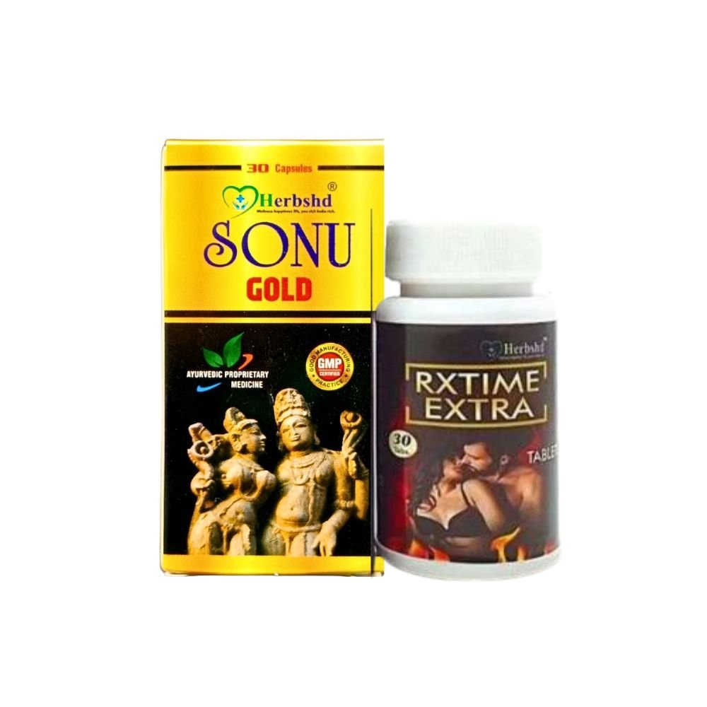 Ayurvedic Sonu gold capsule & Rxtime extra tablet(combo pack) - HEALTH AIM PHARMACY