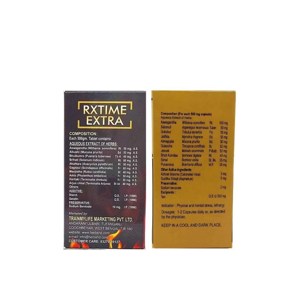 Ayurvedic Sonu gold capsule & Rxtime extra tablet(combo pack) - HEALTH AIM PHARMACY