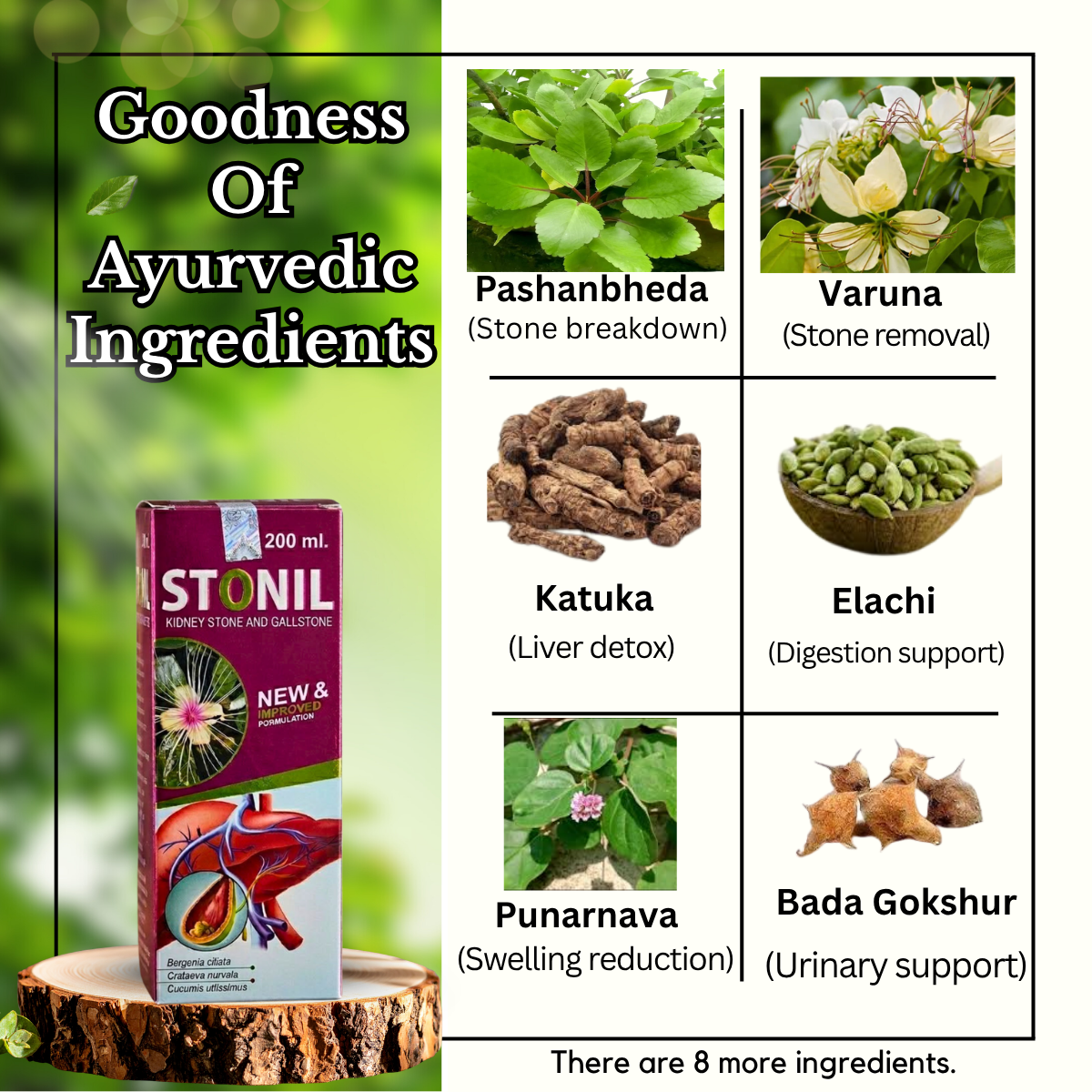 Ayurvedic Stonil Syrup & Stonburst Capsule Combo | 200ml + 30Caps | Combo Pack - HEALTH AIM PHARMACY