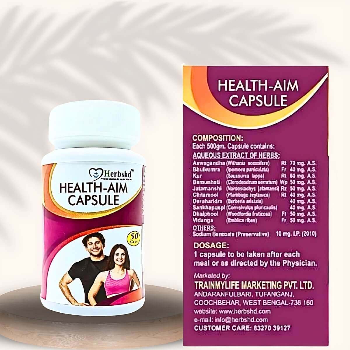 Ayurvedic Strong Health & Health Aim Capsules for Body building - HEALTH AIM PHARMACY
