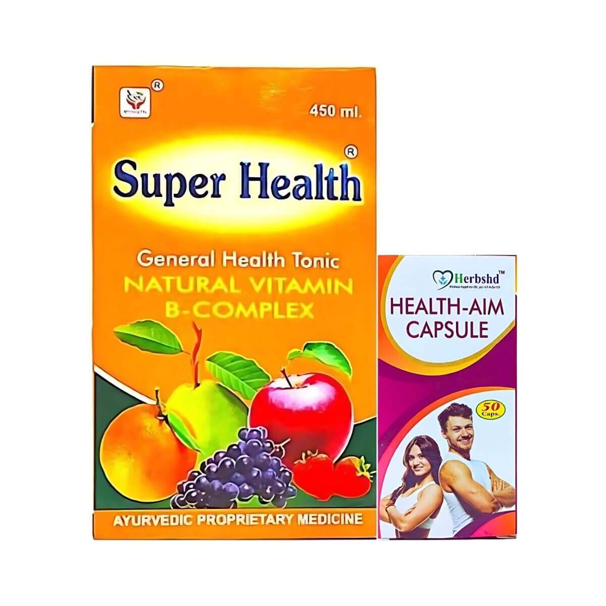 Ayurvedic Super Health Tonic & Health - Aim Capsule Improves immunity - HEALTH AIM PHARMACY
