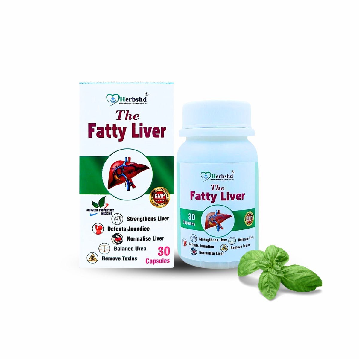 Ayurvedic The Fatty Liver Capsule | Liver Health Capsule | 30caps | Liver Disease - HEALTH AIM PHARMACY