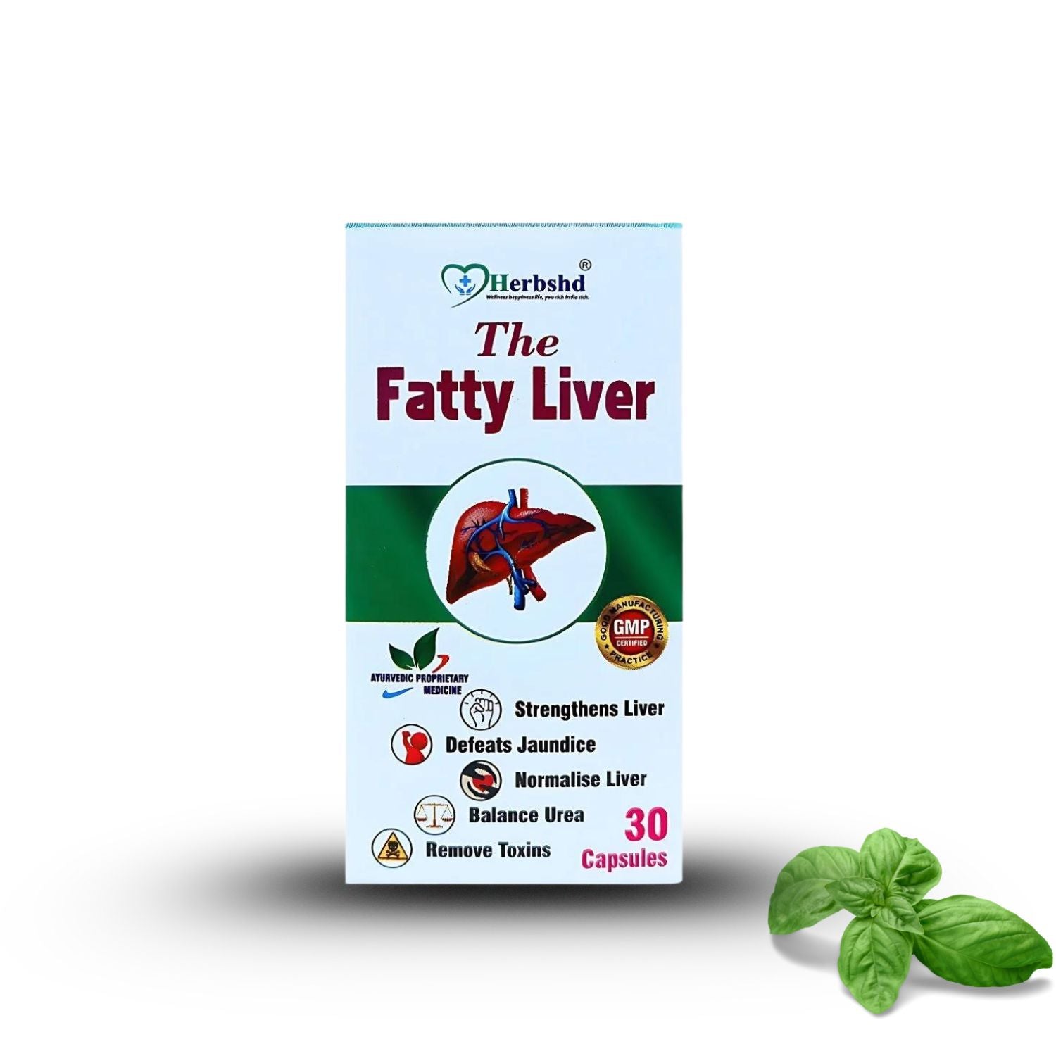 Ayurvedic The Fatty Liver Capsule | Liver Health Capsule | 30caps | Liver Disease - HEALTH AIM PHARMACY