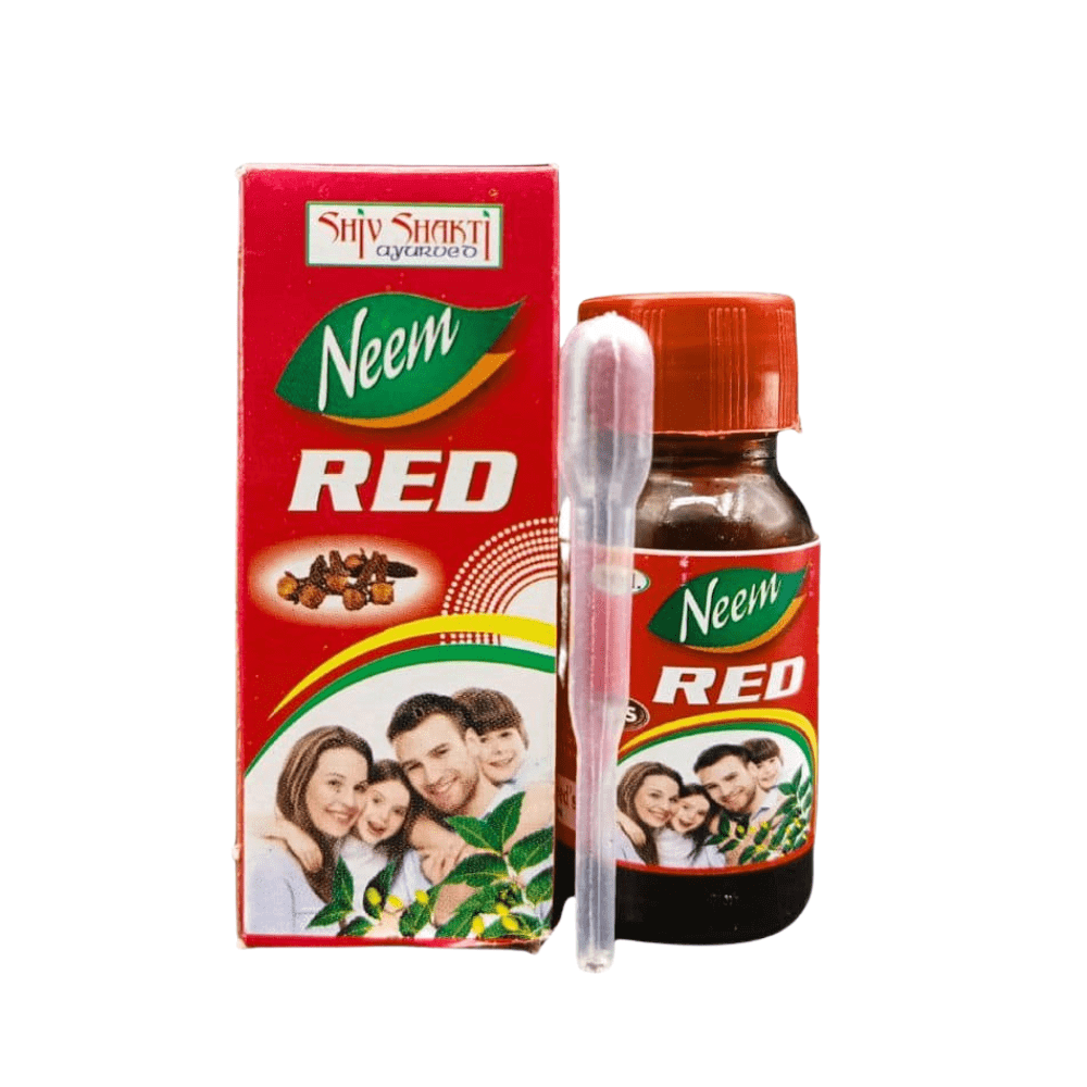 Ayurvedic Tooth care Neem Red Lotion 15ml (Pack Of 9) - HEALTH AIM PHARMACY