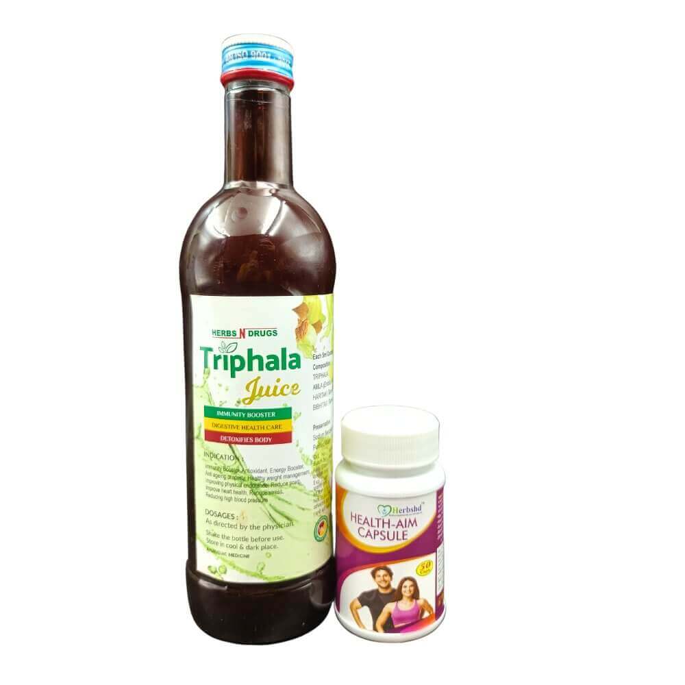 Ayurvedic Triphala Juice & Health Aim Capsule for Weight loss juice - HEALTH AIM PHARMACY