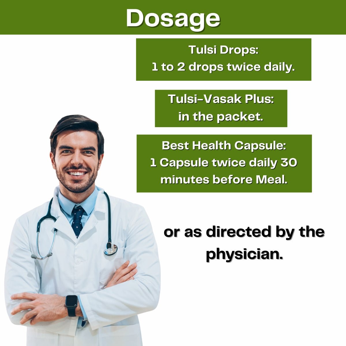 Ayurvedic Tulsi Drops & Tulsi - Vasak Plus Syrup & Best Health Capsule | 30ml + 100ml + 50cap - HEALTH AIM PHARMACY