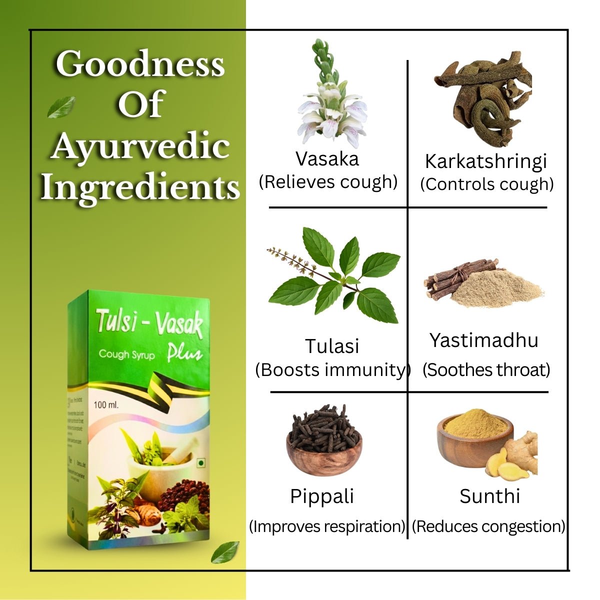 Ayurvedic Tulsi Drops & Tulsi - Vasak Plus Syrup & Best Health Capsule | 30ml + 100ml + 50cap - HEALTH AIM PHARMACY