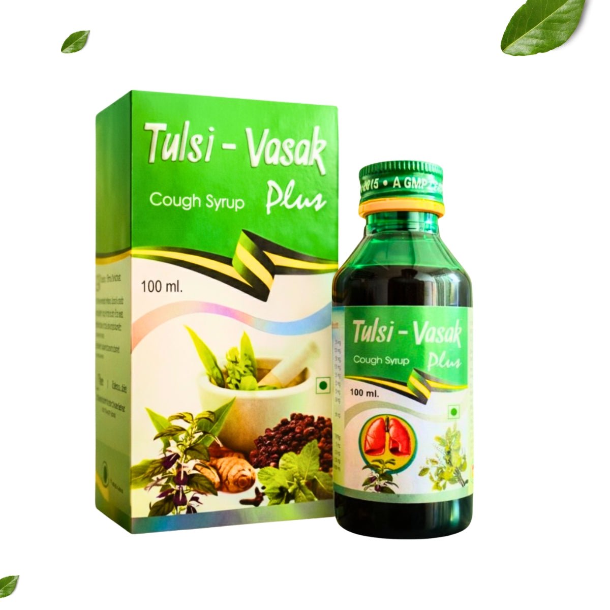 Ayurvedic Tulsi Drops & Tulsi - Vasak Plus Syrup & Best Health Capsule | 30ml + 100ml + 50cap - HEALTH AIM PHARMACY