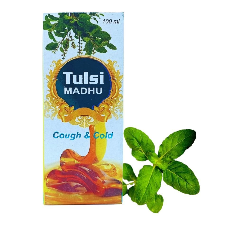 Ayurvedic Tulsi Madhu Syrup 100ml (pack of4 ) - HEALTH AIM PHARMACY