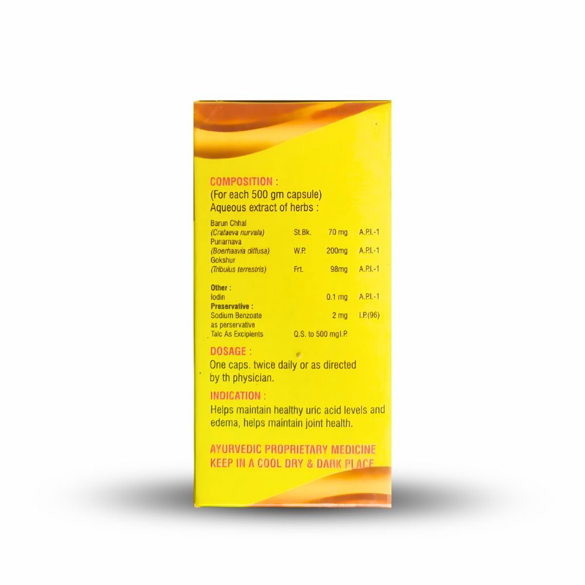 Ayurvedic URI - T Capsule & PARALITOL Oil | 30Cap + 100ml | Combo Pack - HEALTH AIM PHARMACY