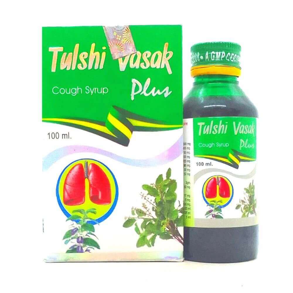 Ayurvedic Vasak Tulsi Syrup Pack of 4 - HEALTH AIM PHARMACY