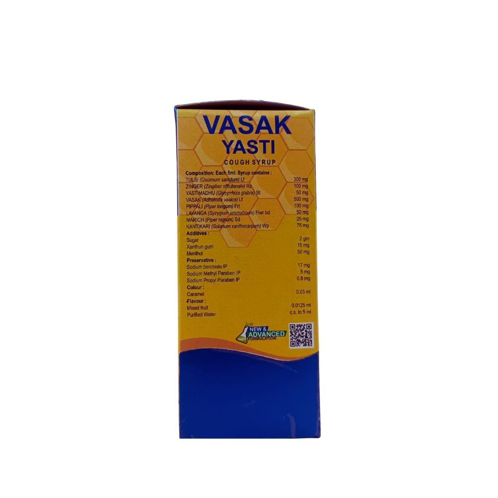 AYURVEDIC VASAK YASTI SYRUP 100 ML (pack of 4) - HEALTH AIM PHARMACY