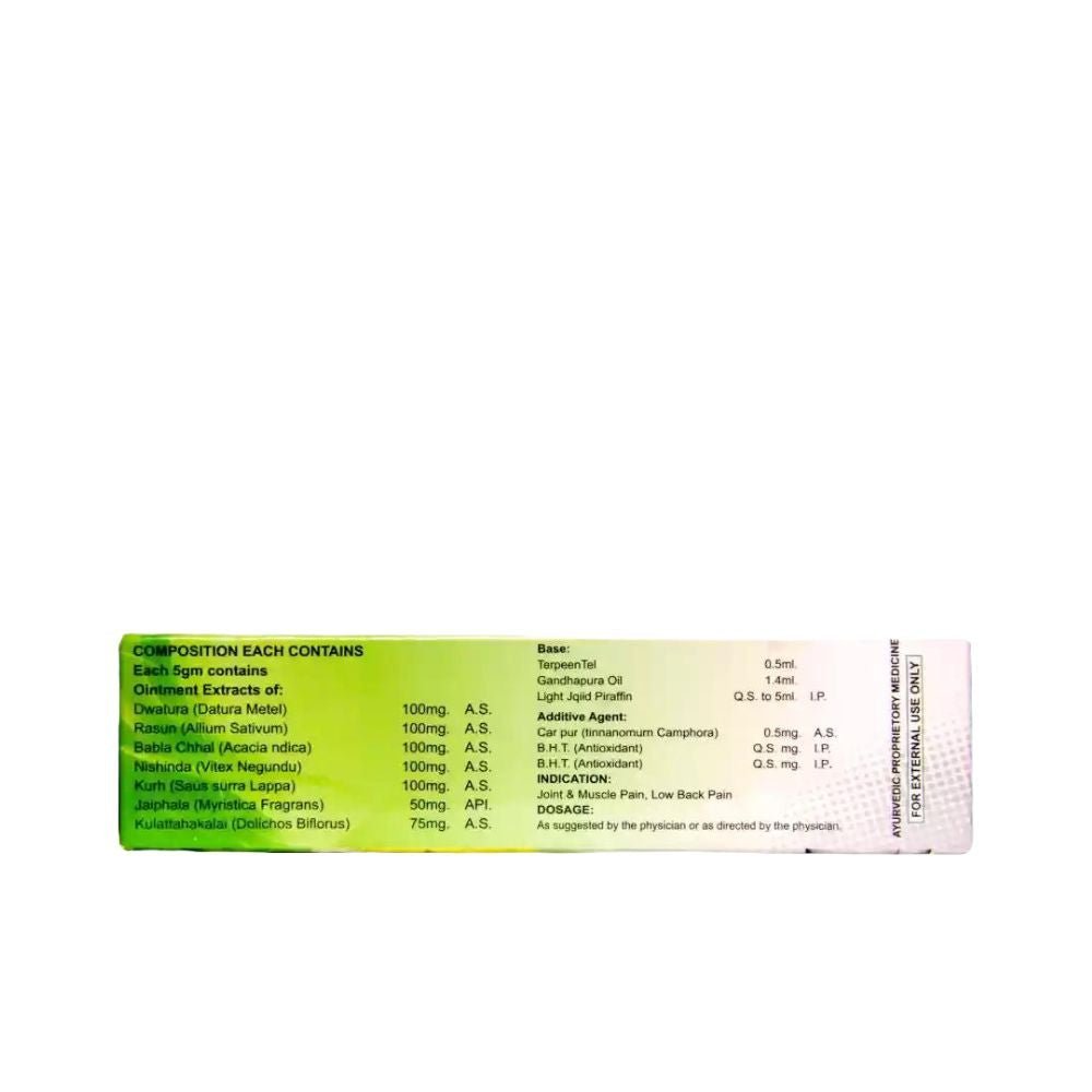 Ayurvedic Walk Fast Ointment 60gm (Pack of 3) - HEALTH AIM PHARMACY