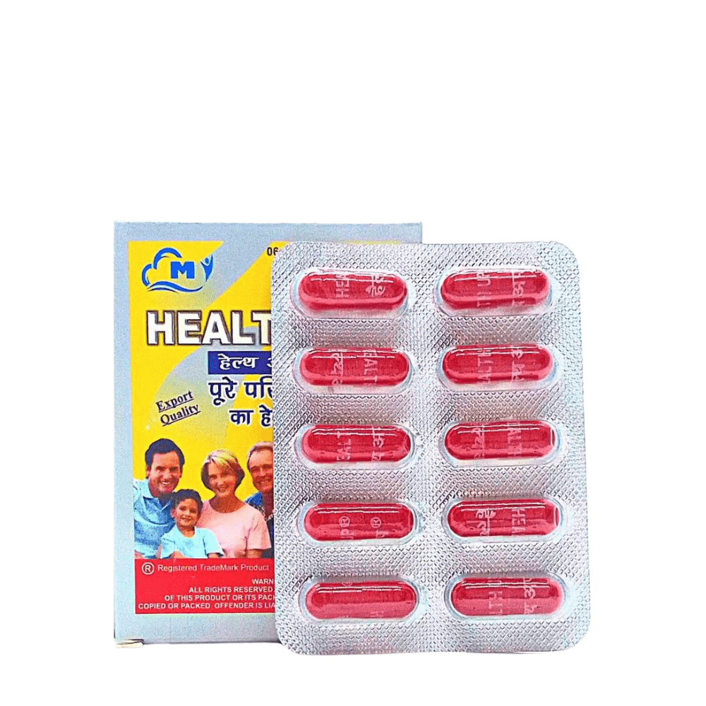 Ayurvedic Weight Gainer Health Up capsule for Healthy Life (pack of 2) - HEALTH AIM PHARMACY