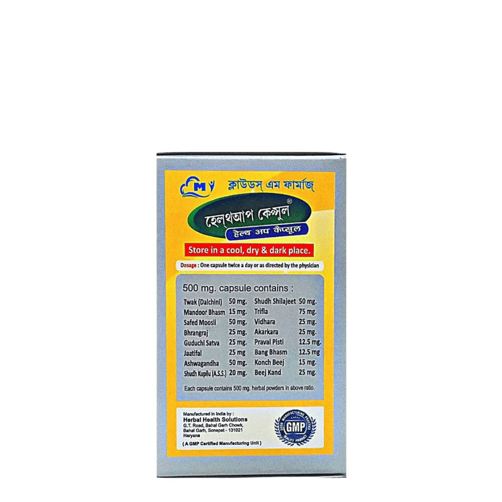 Ayurvedic Weight Gainer Health Up capsule for Healthy Life (pack of 2) - HEALTH AIM PHARMACY
