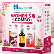 Ayurvedic Women's Health Big Combo Kit: Clemenstol Syrup + Leucon Capsule + Health Aim Capsule | 200ml + 30Cap + 50Caps - HEALTH AIM PHARMACY