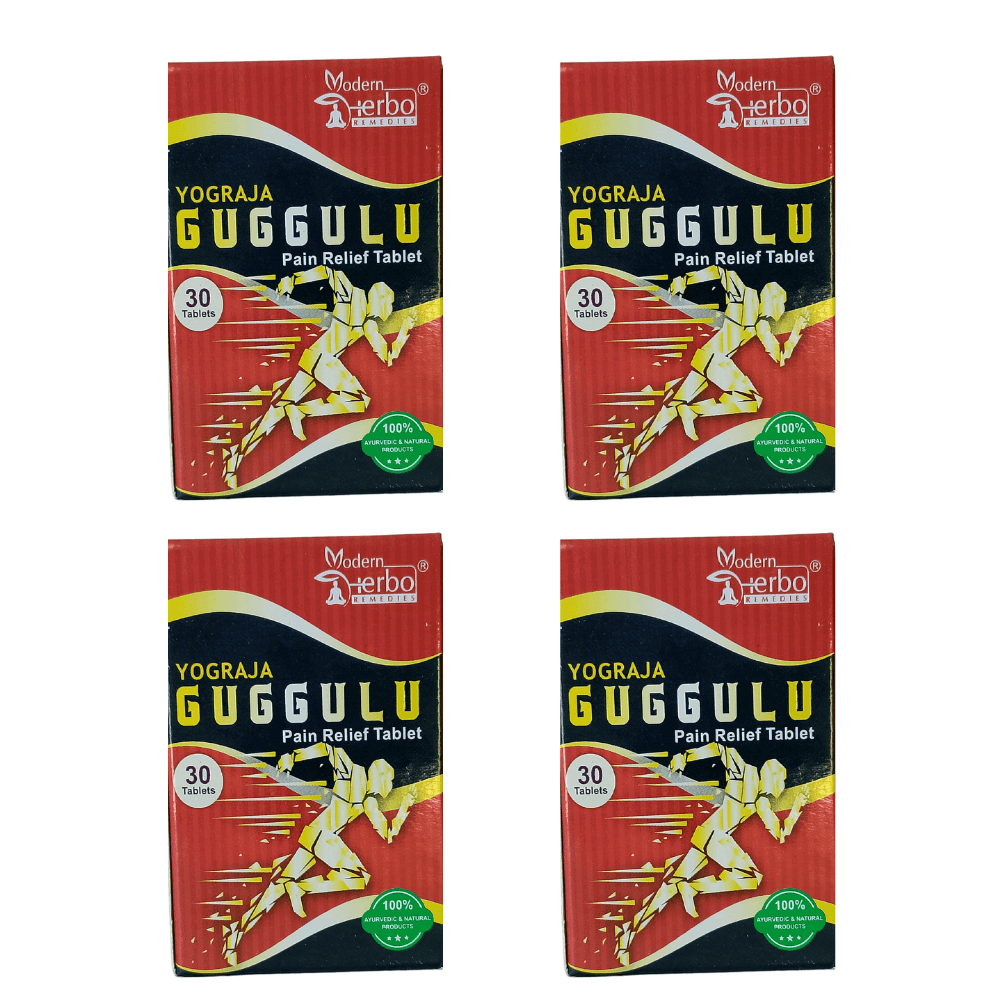 Ayurvedic Yograja Guggulu Pain Relief Tablet (Pack of 4) - HEALTH AIM PHARMACY