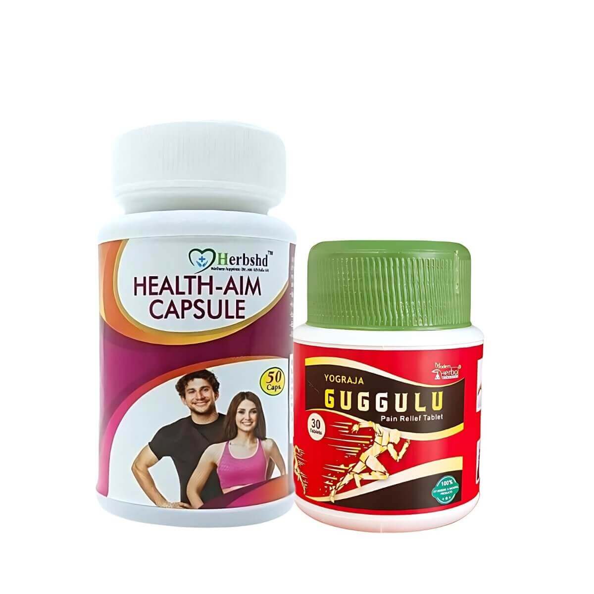 Ayurvedic Yograja Guggulu Pain Relife Tablet & Health Aim Capsule - HEALTH AIM PHARMACY
