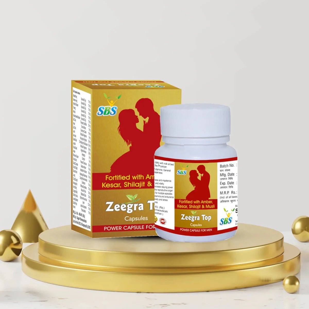 Ayurvedic Zeegra Top (10 Capsules)(Pack of 4) - HEALTH AIM PHARMACY