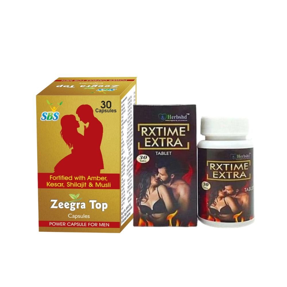 Ayurvedic Zeegra TopRx Time ExtraTablet Combo For Extra Power - HEALTH AIM PHARMACY