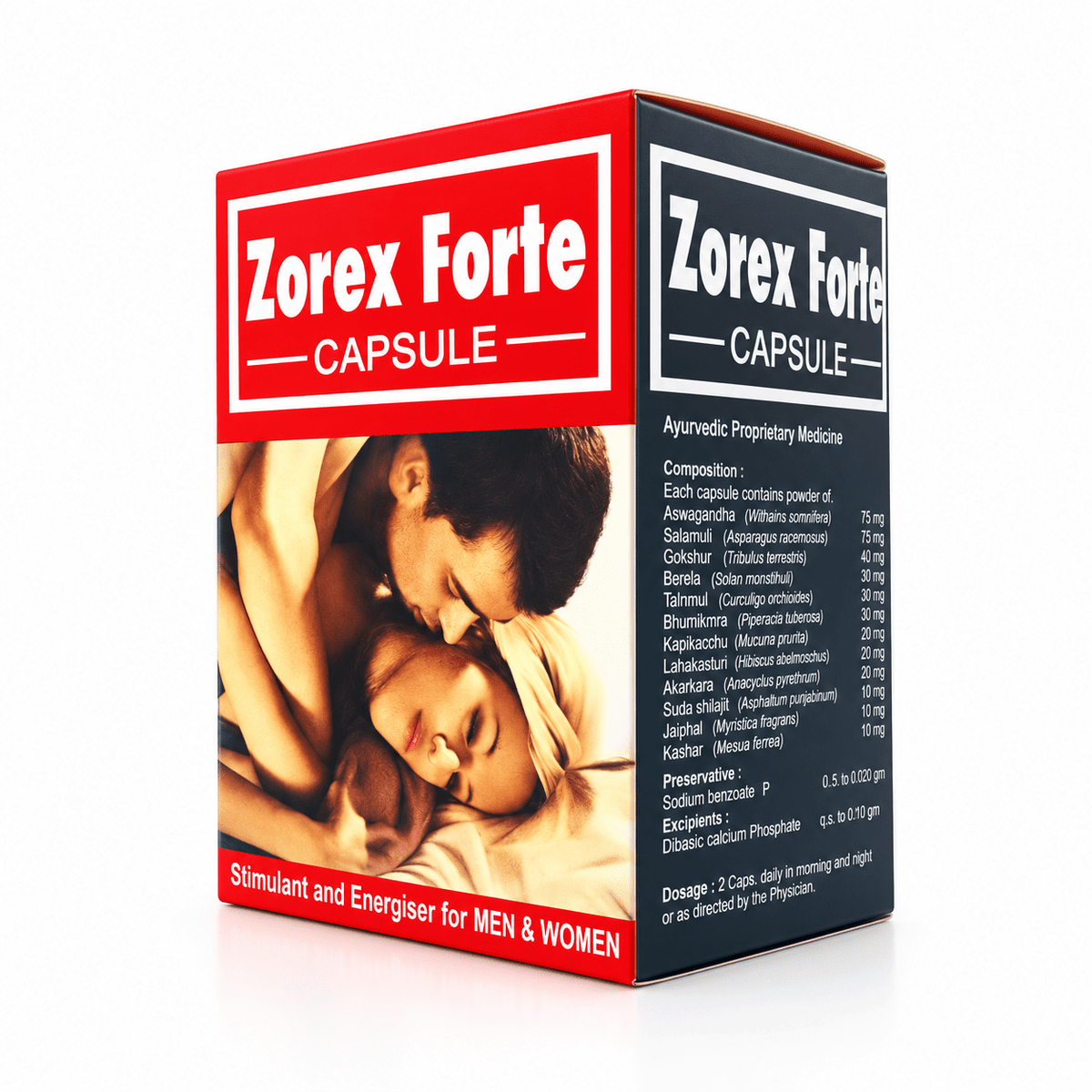 Ayurvedic Zorex Forte Capsule (Pack of 2) - HEALTH AIM PHARMACY