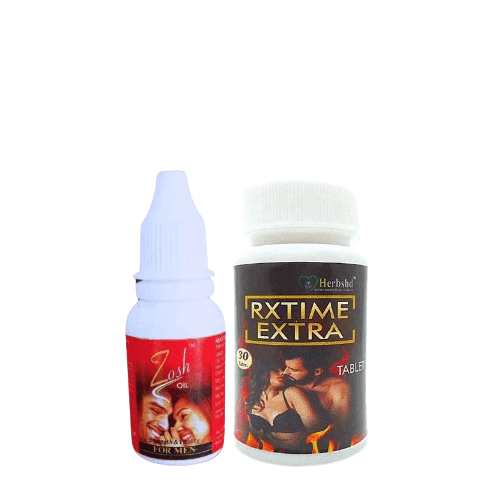 Ayurvedic Zosh Oil 15ml And Rxtime Extra Tablets ( Combo ) - HEALTH AIM PHARMACY