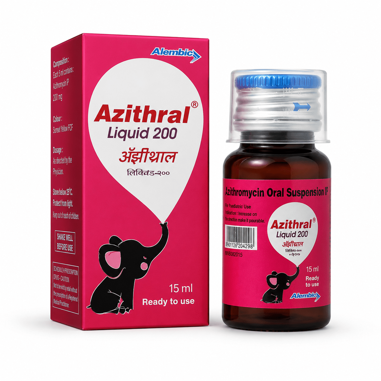 Azithral 200 Liquid 15ml Oral Suspension - HEALTH AIM PHARMACY