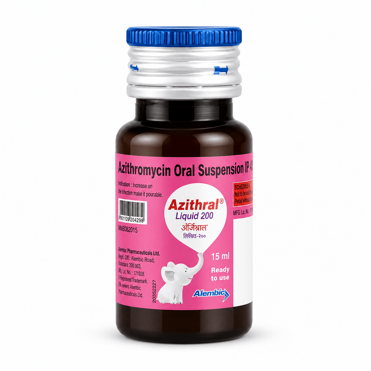 Azithral 200 Liquid 15ml Oral Suspension - HEALTH AIM PHARMACY